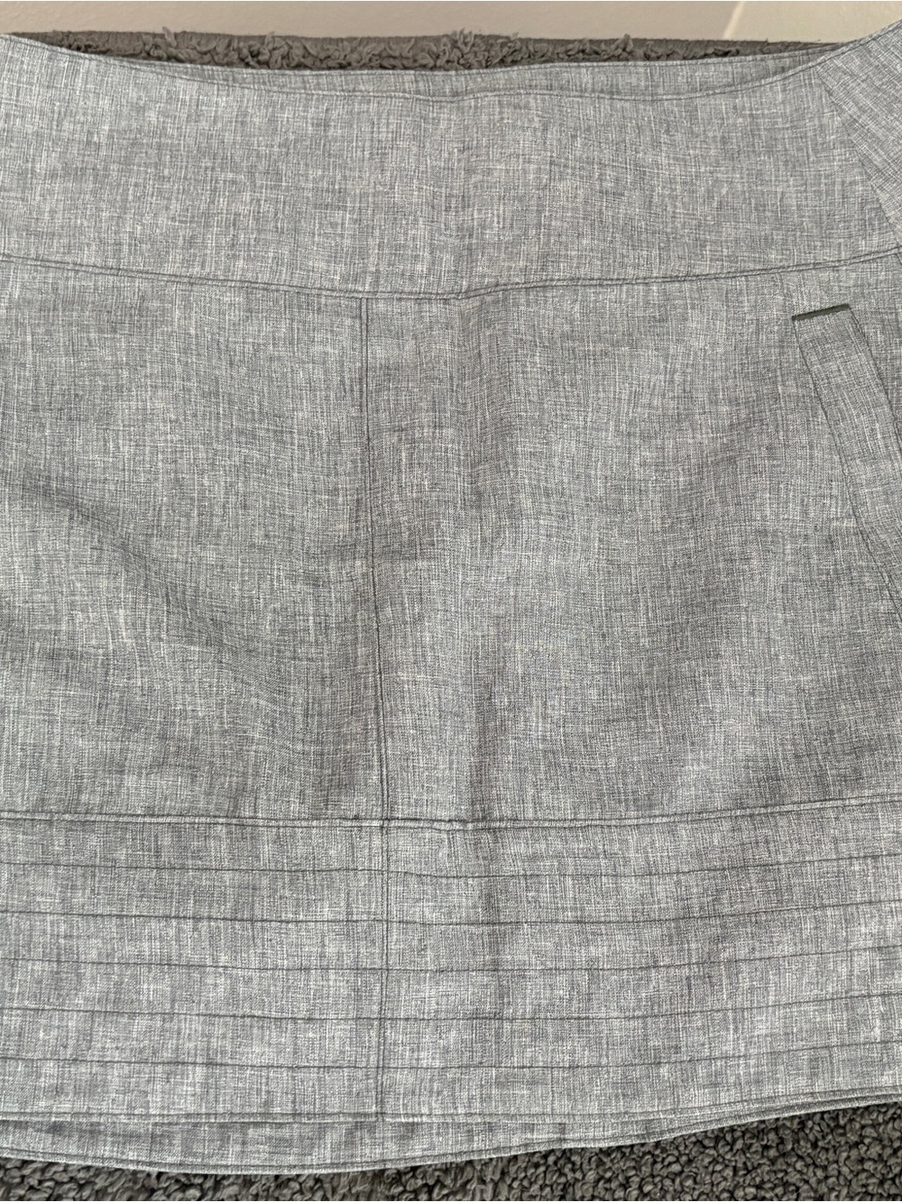 Under Armour Gray Skirt with Multicolor Trim